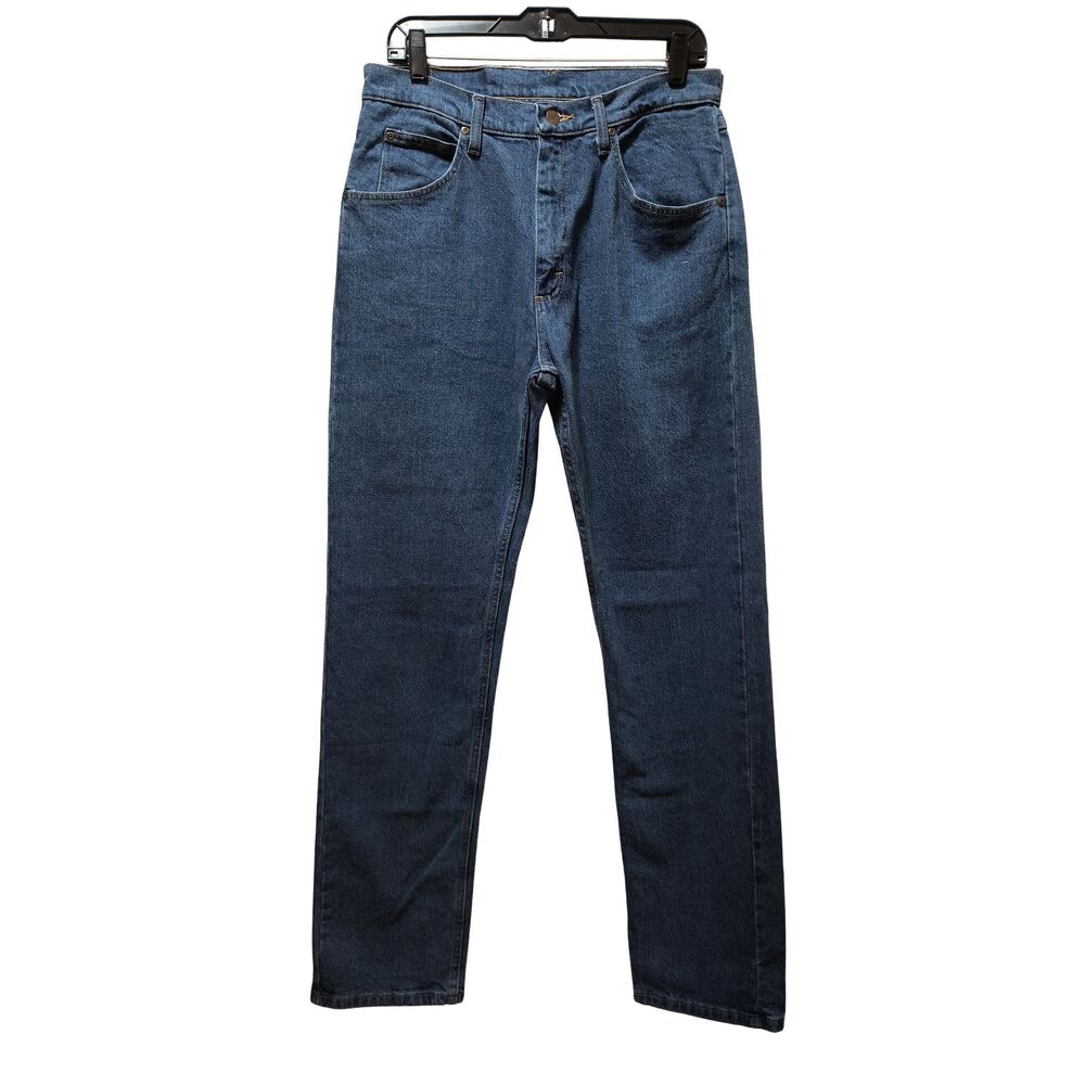 Wrangler Five Star Premium Regular Fit Jeans Men's 31x34 Straight Blue Stretch